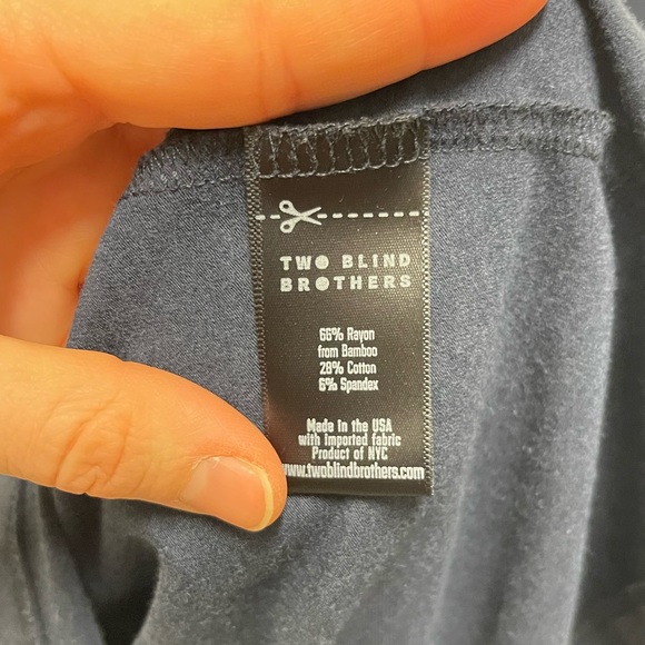 Two Blind Brothers Navy Polo - Picture 7 of 9